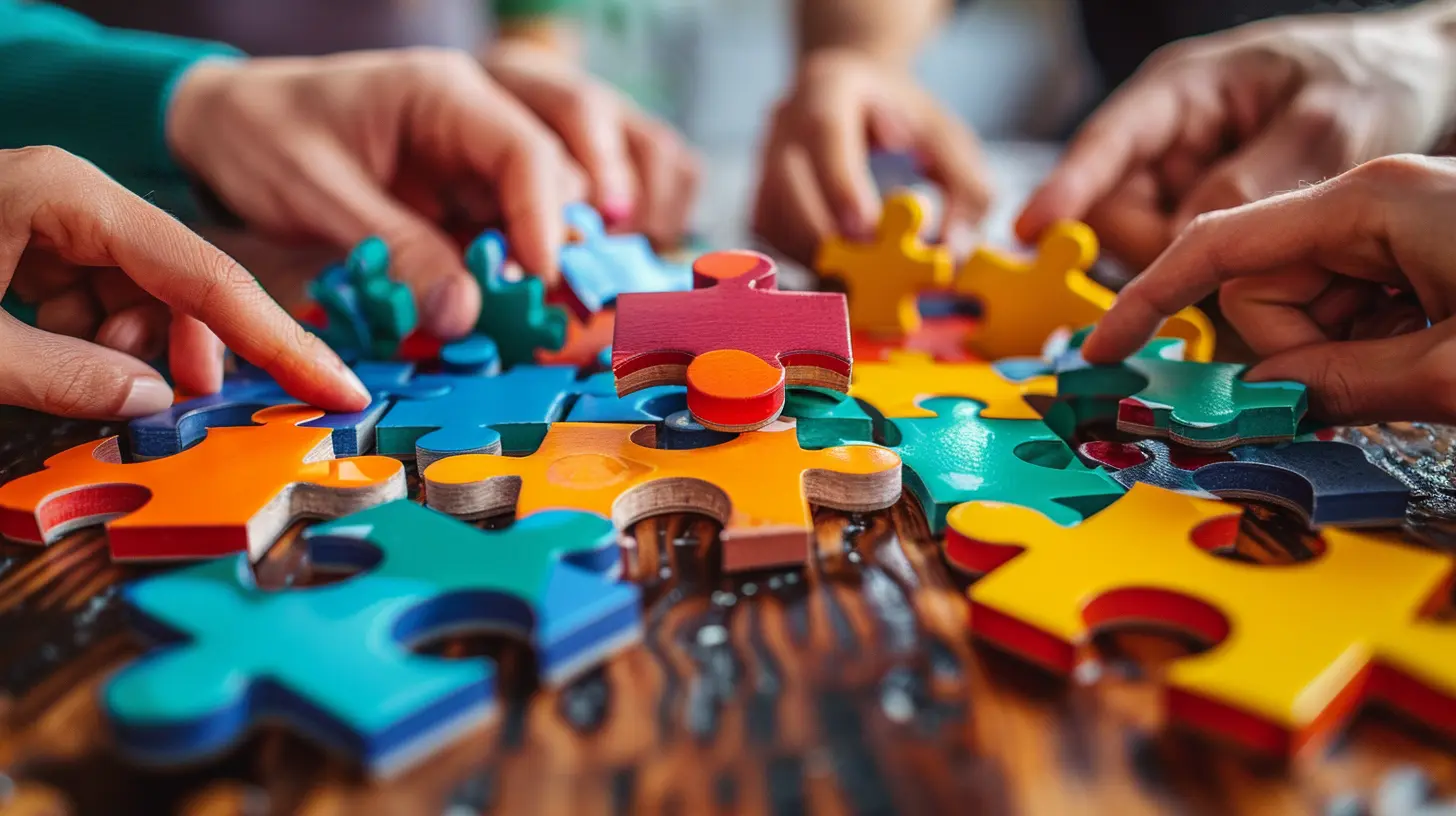 Puzzle Solving in Teams: Why Some Brains Work Better Together