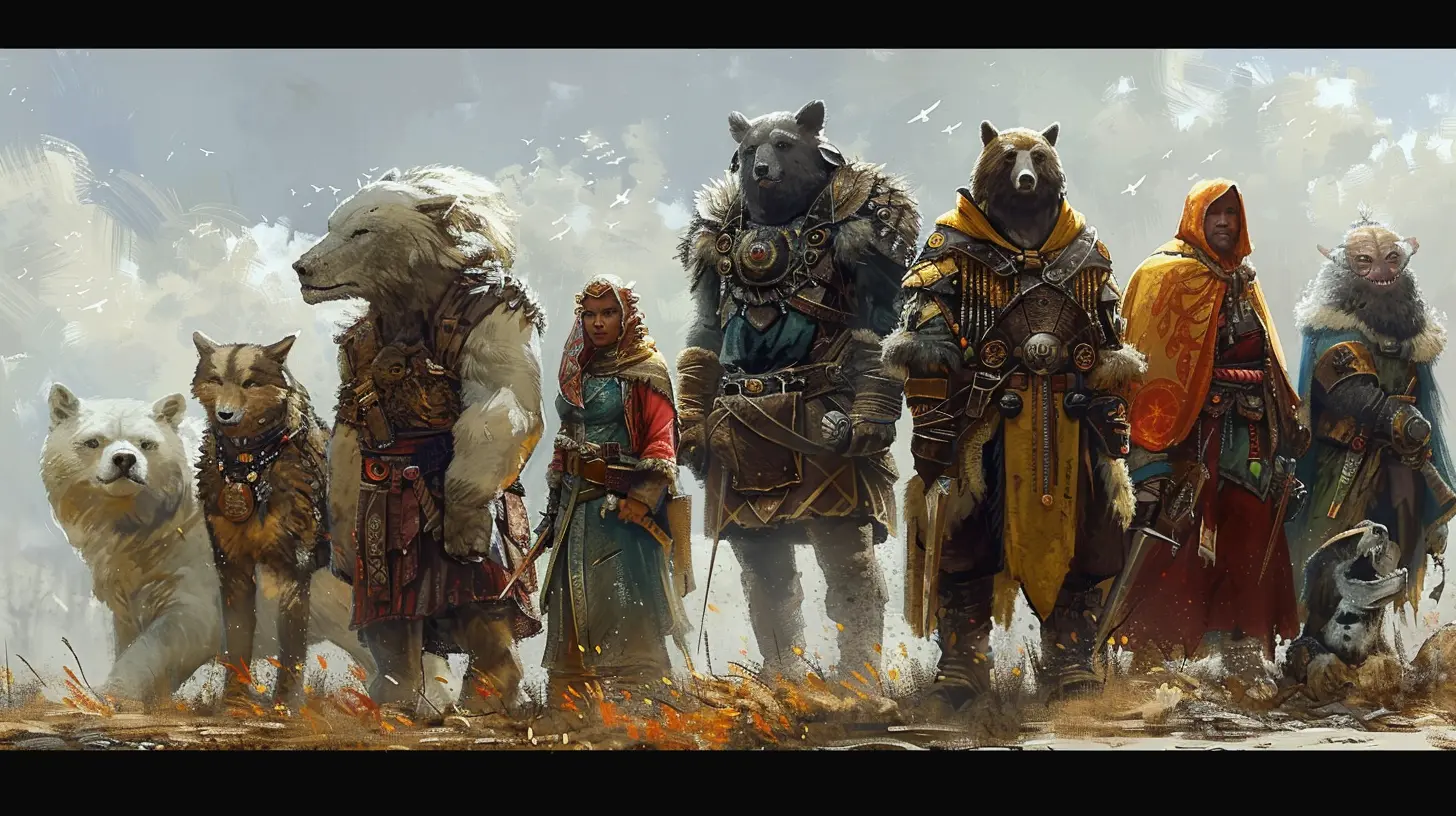 Races, Species, and Their Cultures in Game Worlds
