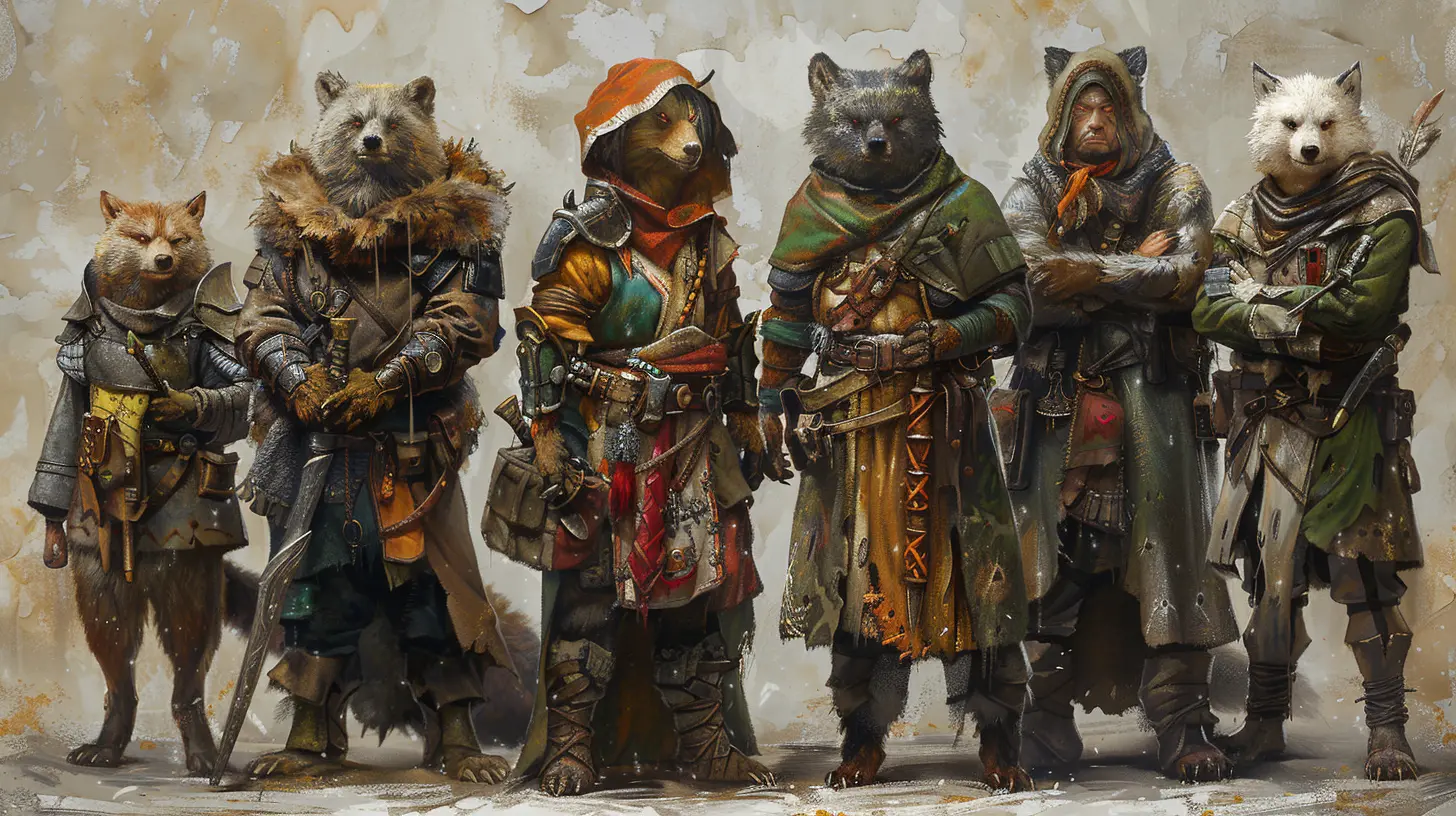 Races, Species, and Their Cultures in Game Worlds