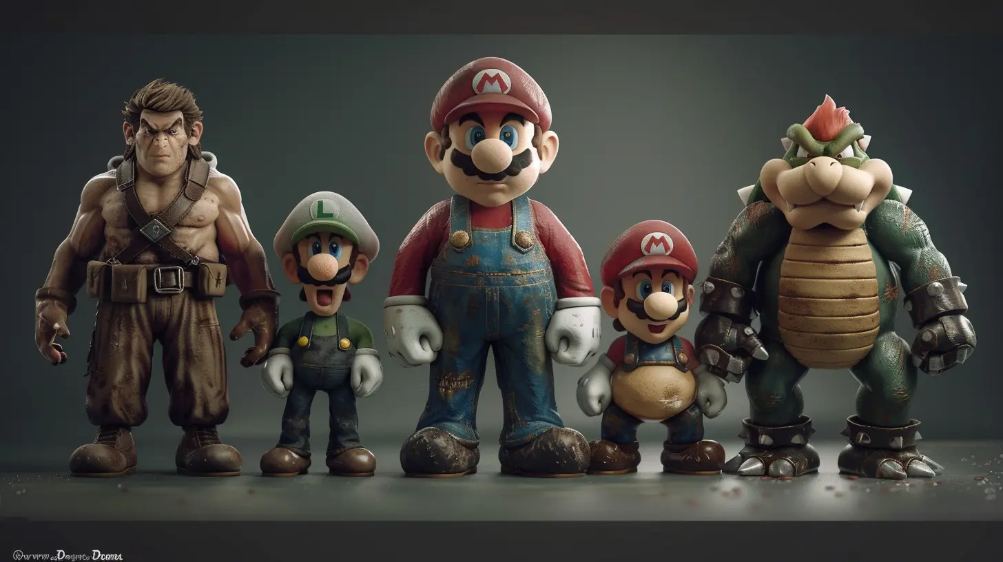 The Evolution of Classic Video Game Characters
