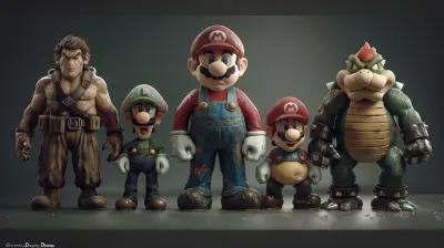 The Evolution of Classic Video Game Characters