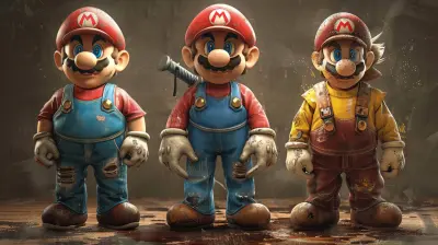 The Evolution of Classic Video Game Characters