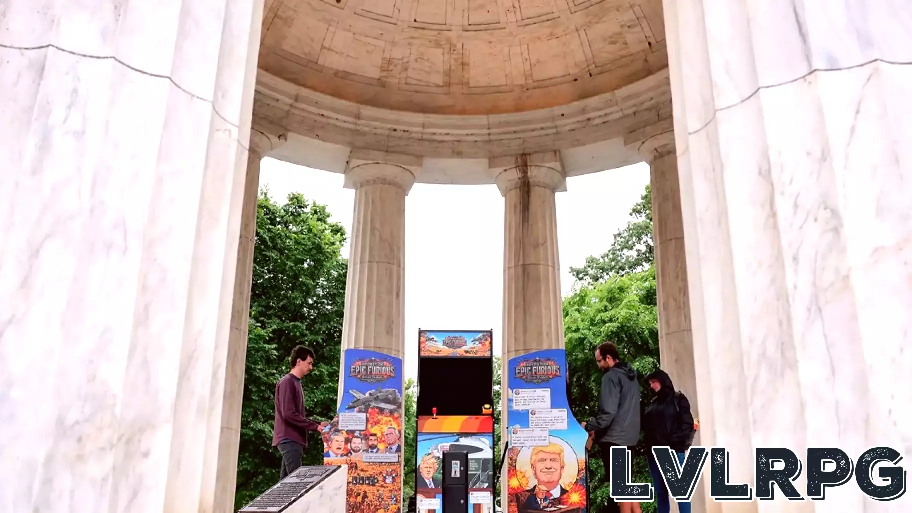 Trump given option to ‘order Diet Coke’ or ‘invade Iran’ in arcade game at D.C. memorial